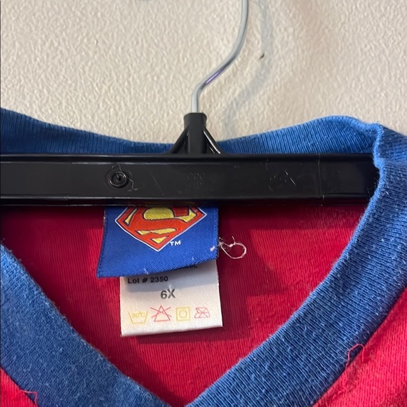 Superman Kids Costume T-Shirt - Red and Blue - Picture 2 of 4